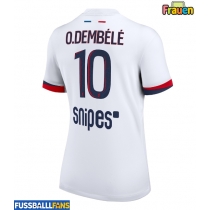 Paris Saint-Germain Ousmane Dembele #10 Auswärtstrikot Frauen 2025-26 Kurzarm